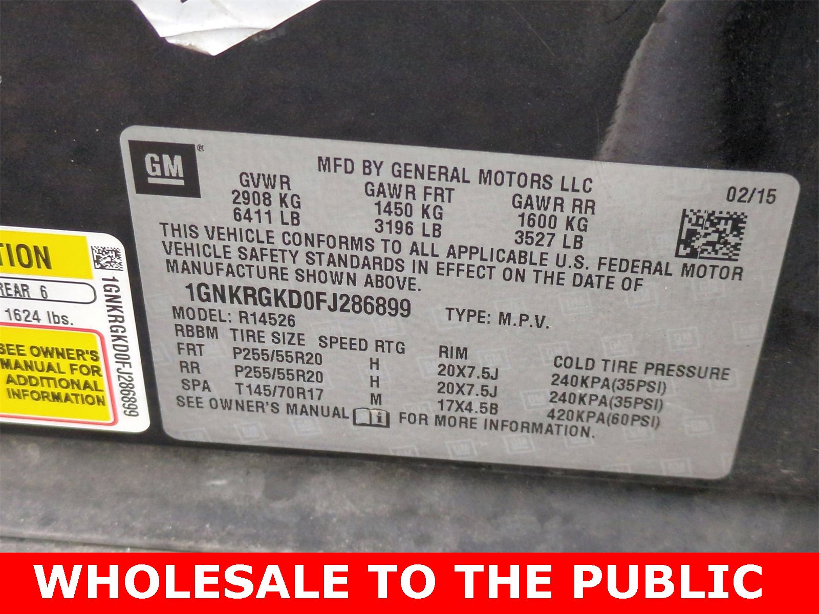 Thumbnail: 2015 Chevrolet Traverse - 34