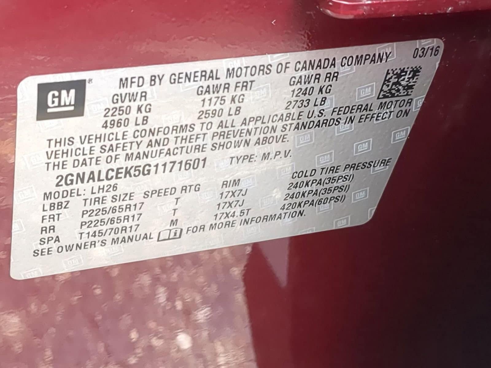 Thumbnail: 2016 Chevrolet Equinox - 35