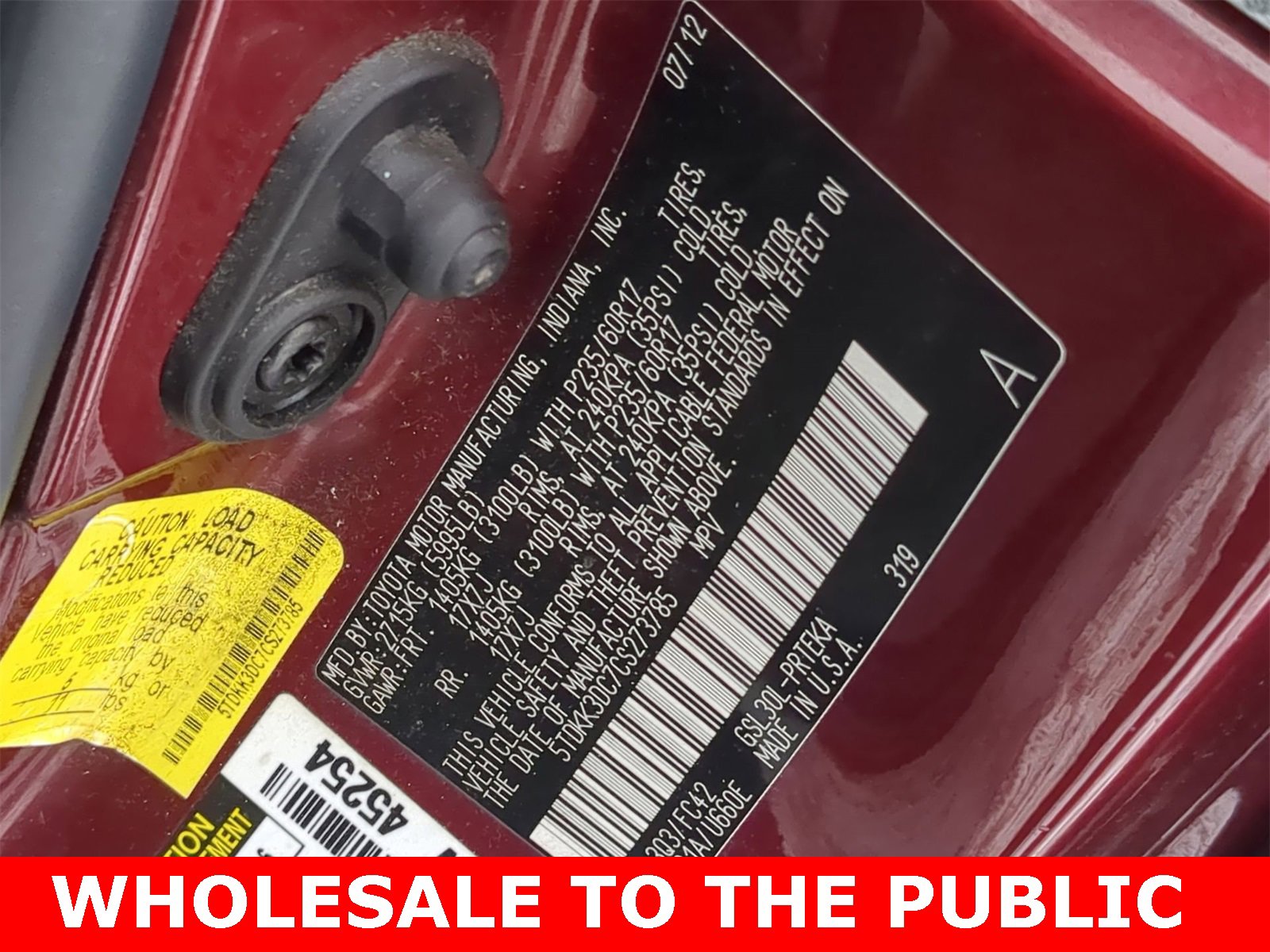 Thumbnail: 2012 Toyota Sienna - 35