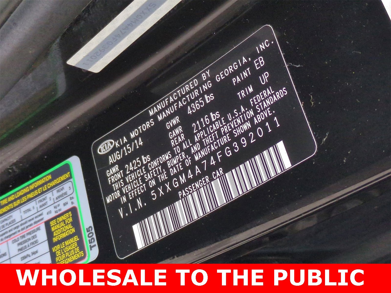 Thumbnail: 2015 Kia Optima - 34