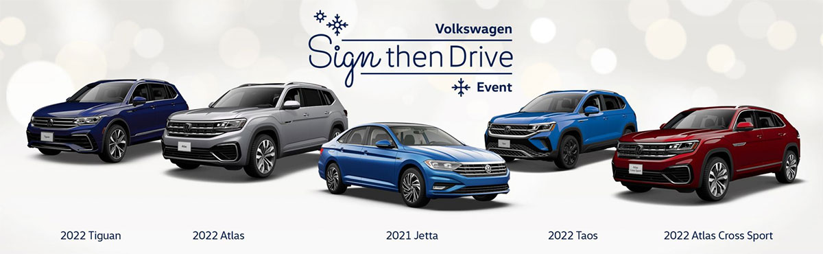 2026 Volkswagen Sign then Drive Event Specials