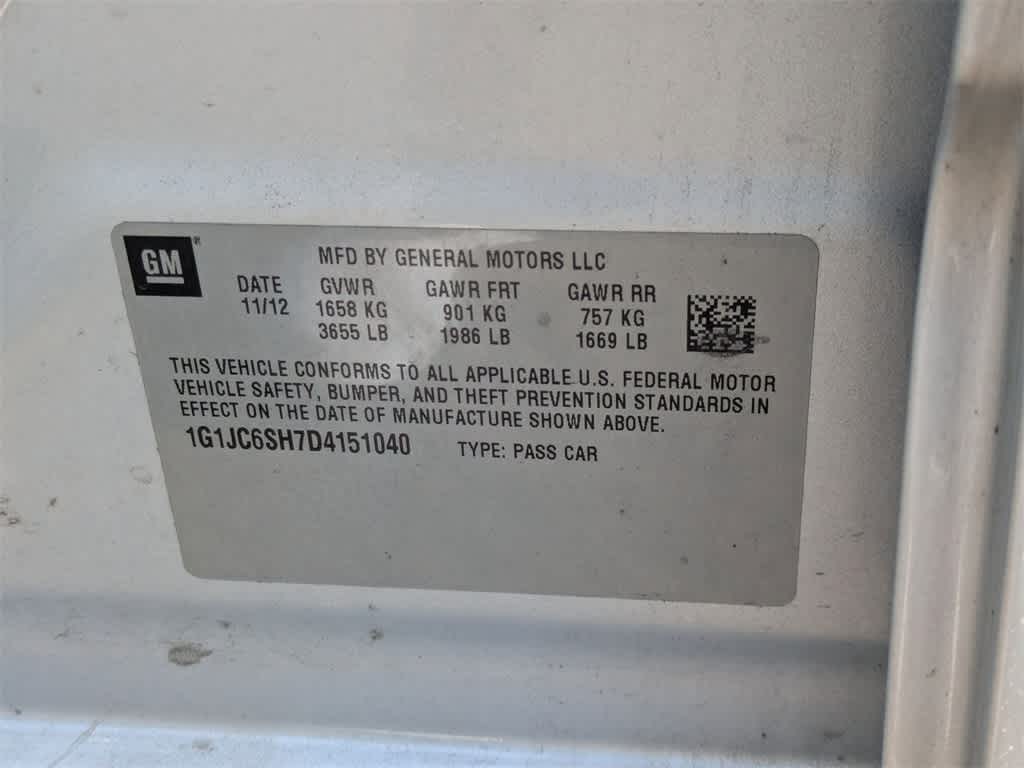 Thumbnail: 2013 Chevrolet Sonic - 32