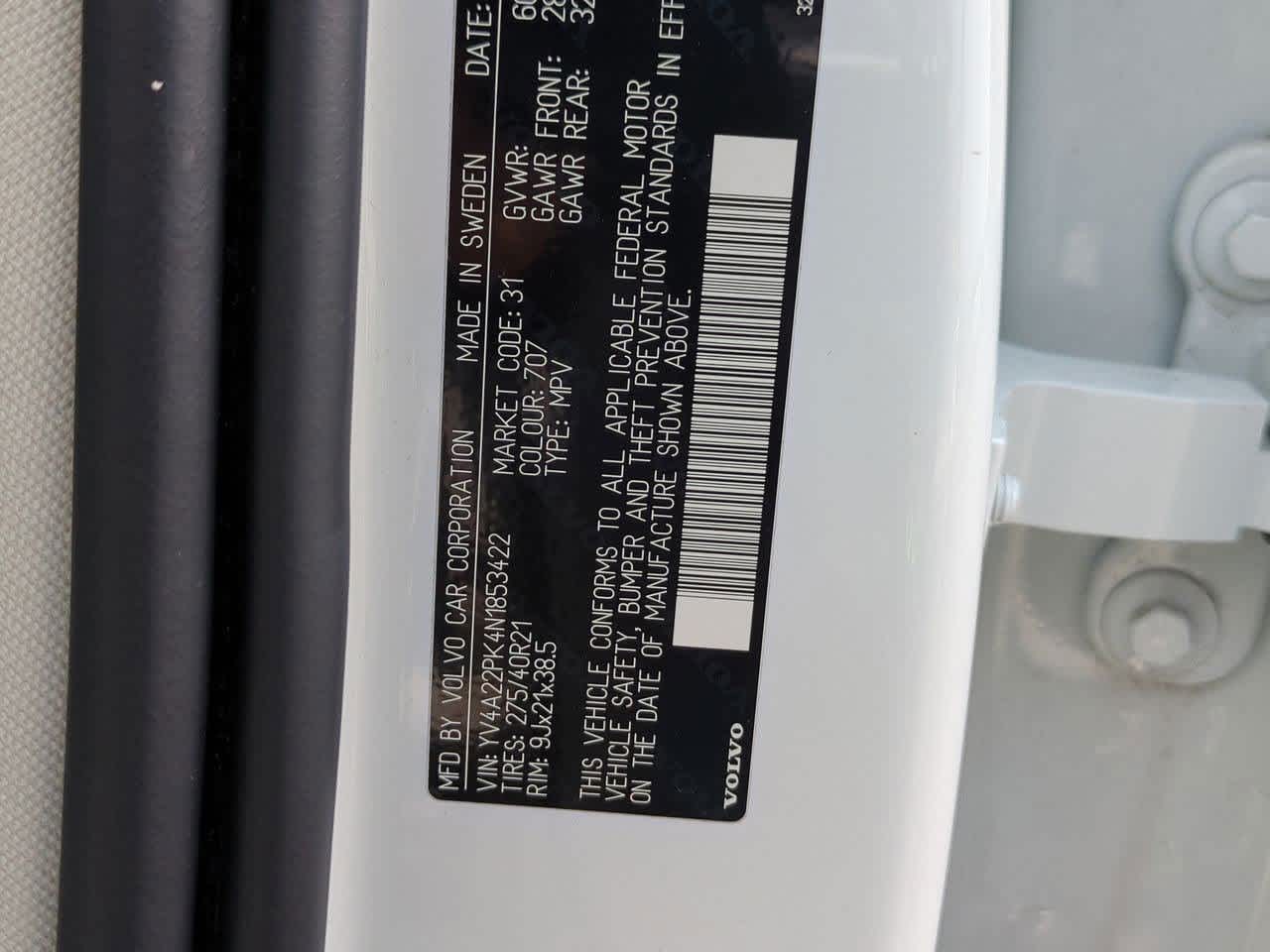 2022 Volvo XC90 T6 Momentum 35