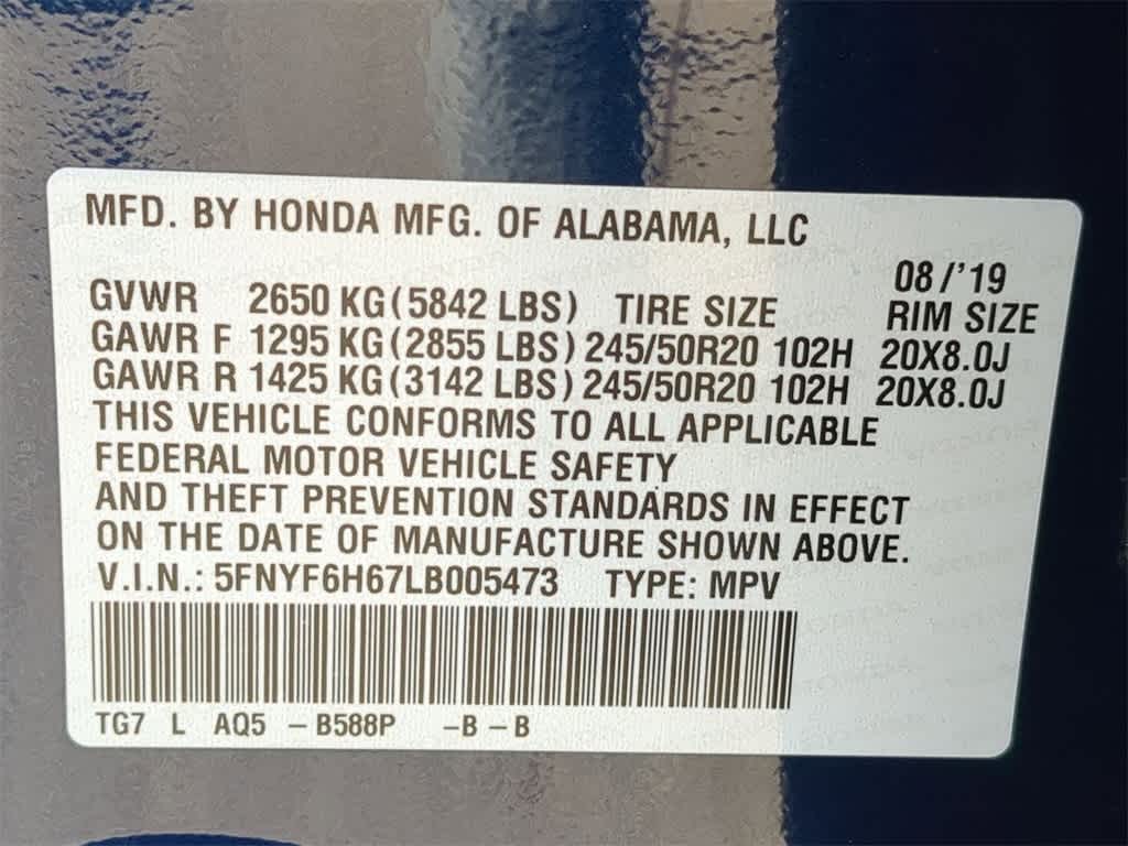 Thumbnail: 2020 Honda Pilot - 38