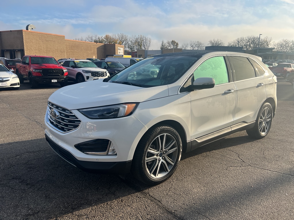 Used 2022 Ford Edge Titanium with VIN 2FMPK4K97NBA71385 for sale in Winona, Minnesota