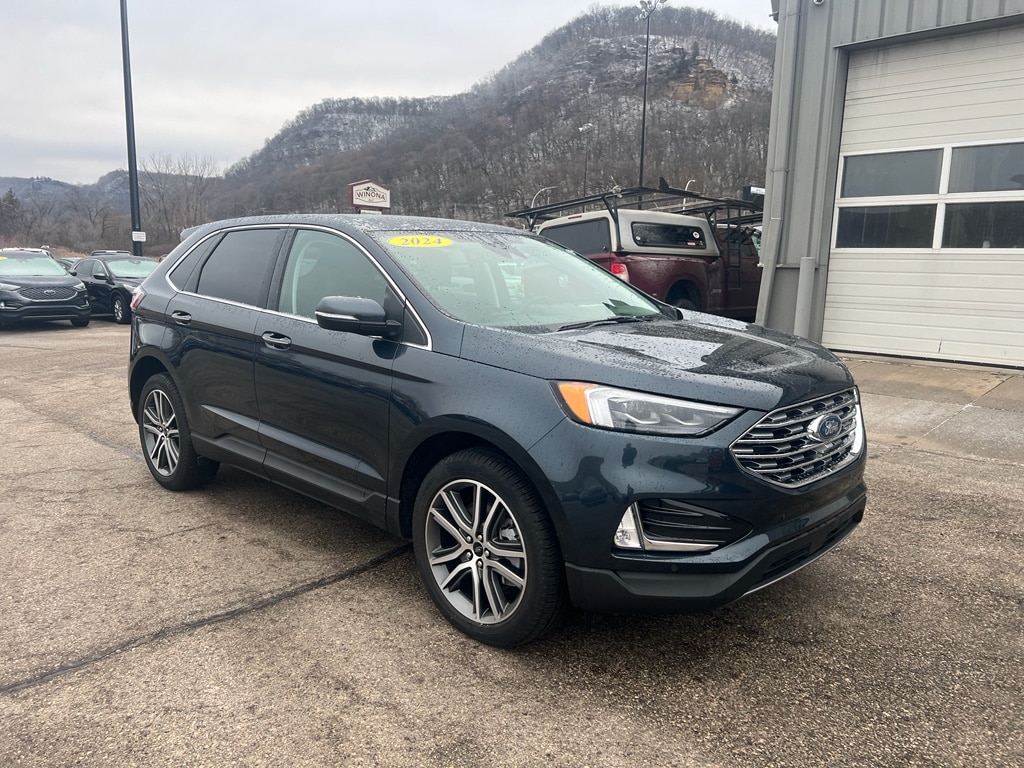 Used 2024 Ford Edge Titanium with VIN 2FMPK4K95RBA15225 for sale in Winona, Minnesota