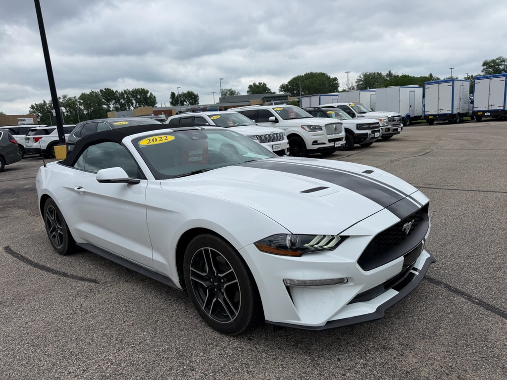 Used 2022 Ford Mustang EcoBoost Premium with VIN 1FATP8UH7N5133300 for sale in Winona, Minnesota