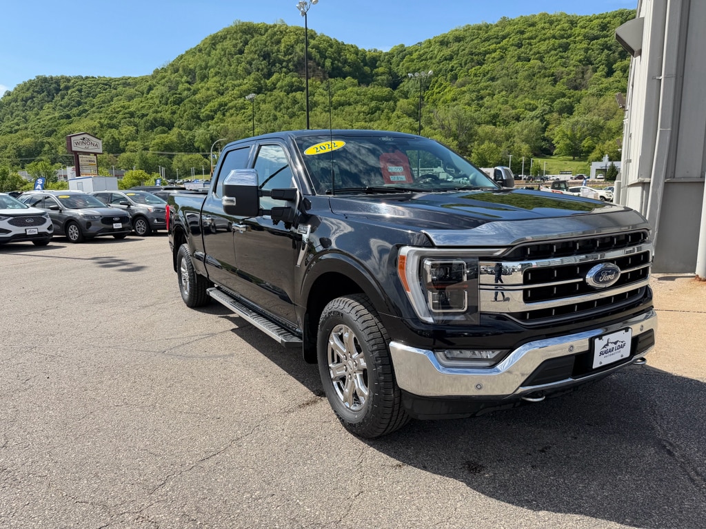 Used 2022 Ford F-150 Lariat with VIN 1FTFW1E81NFB19838 for sale in Winona, Minnesota