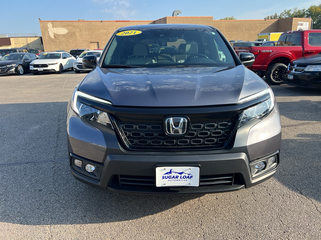 Used 2021 Honda Passport EX-L with VIN 5FNYF8H54MB040783 for sale in Winona, Minnesota