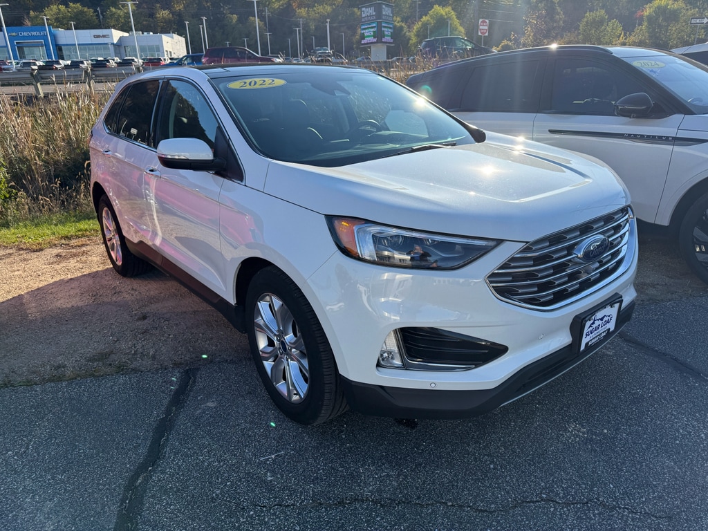 Used 2022 Ford Edge Titanium with VIN 2FMPK4K96NBA48230 for sale in Winona, Minnesota