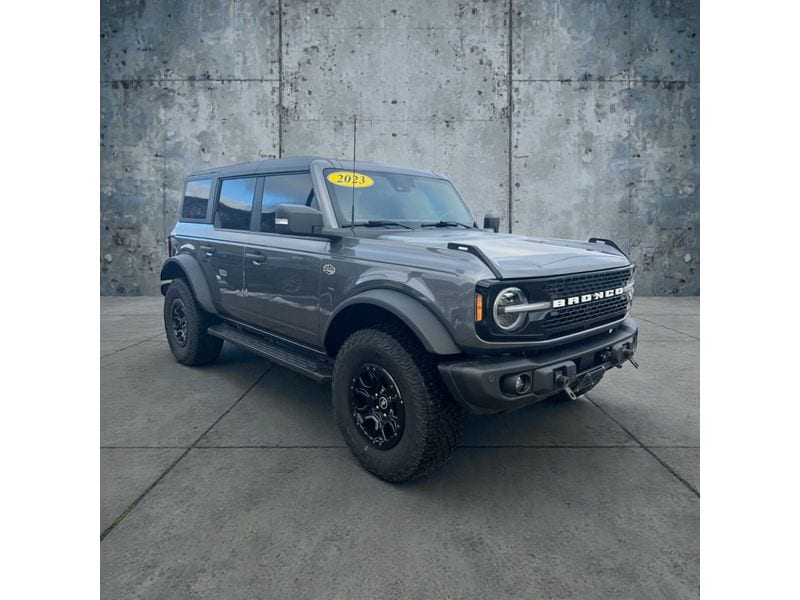 Used 2023 Ford Bronco 4-Door Wildtrak with VIN 1FMEE5DP2PLB07759 for sale in Winona, Minnesota