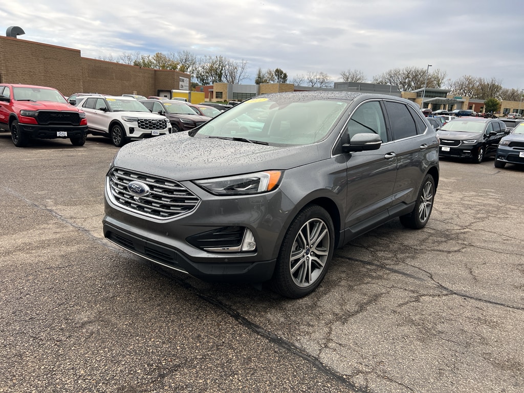 Used 2022 Ford Edge Titanium with VIN 2FMPK4K94NBB02589 for sale in Winona, Minnesota
