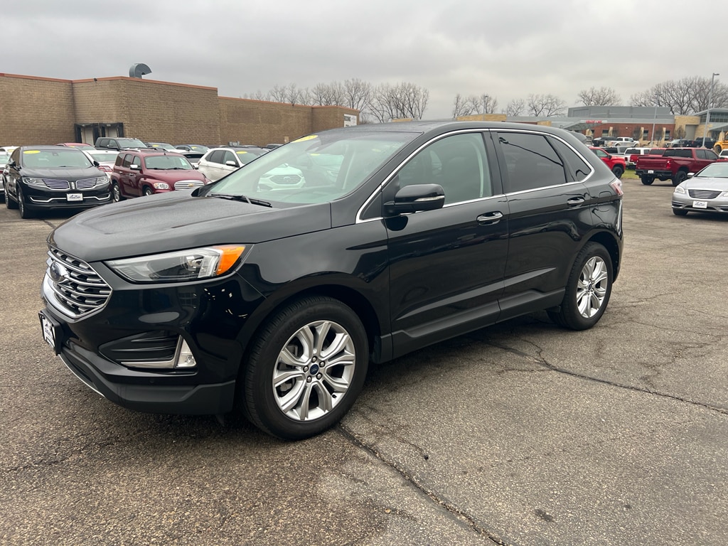 Used 2023 Ford Edge Titanium with VIN 2FMPK4K92PBA55601 for sale in Winona, Minnesota