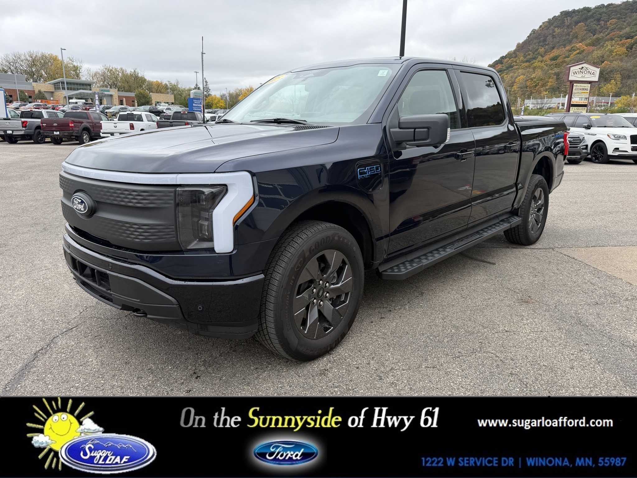 Used 2025 Ford F-150 Lightning Flash with VIN 1FT6W3L71SWG00528 for sale in Winona, MN