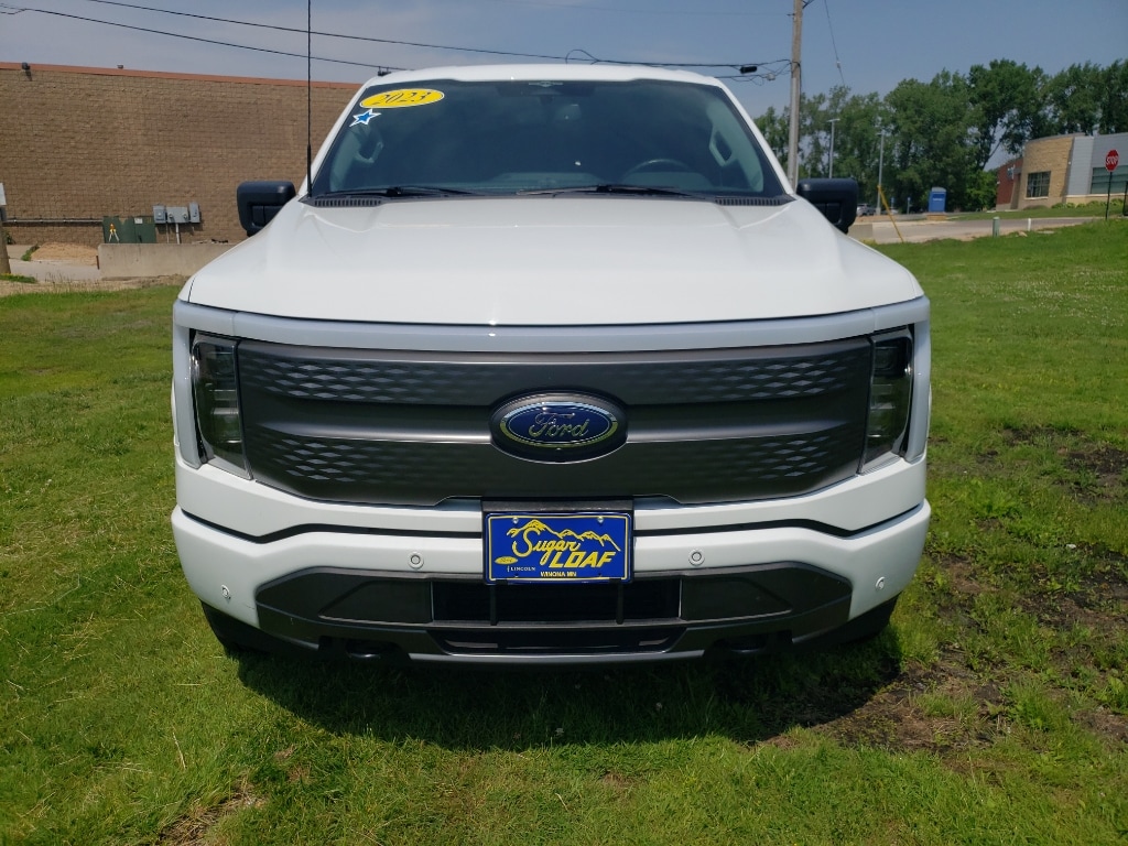 Used 2023 Ford F-150 Lightning XLT with VIN 1FT6W1EV9PWG38936 for sale in Winona, Minnesota