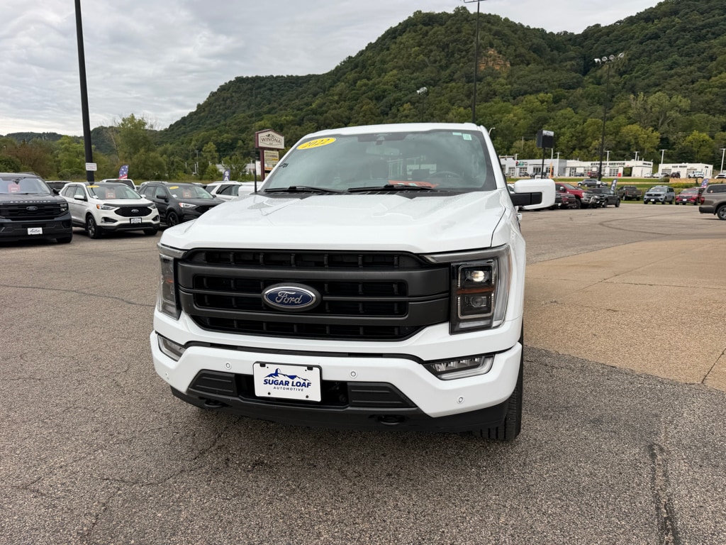 Used 2022 Ford F-150 Lariat with VIN 1FTFW1E81NFA55879 for sale in Winona, Minnesota