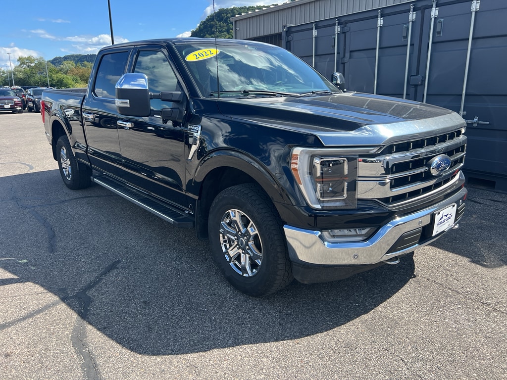 Used 2022 Ford F-150 Lariat with VIN 1FTFW1E81NFB19838 for sale in Winona, Minnesota