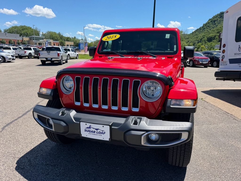 Used 2018 Jeep All-New Wrangler Unlimited Sahara with VIN 1C4HJXEN2JW182618 for sale in Winona, Minnesota