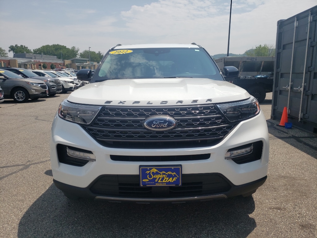 Used 2022 Ford Explorer XLT with VIN 1FMSK8DH2NGA72510 for sale in Winona, Minnesota