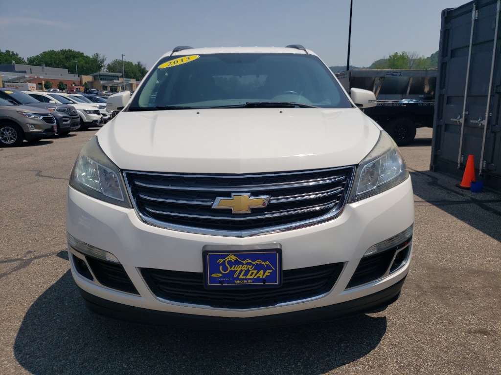 Used 2015 Chevrolet Traverse 1LT with VIN 1GNKRGKD3FJ326361 for sale in Winona, Minnesota