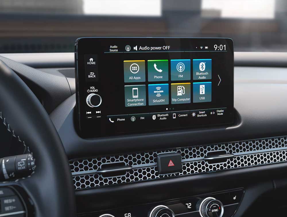 Honda HR-V LCD screen and other technology