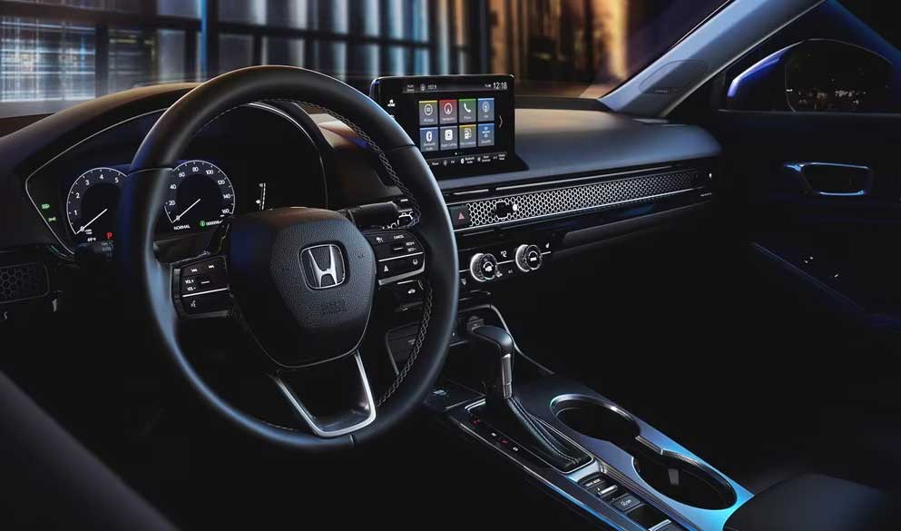 Honda Accord dashboard technology