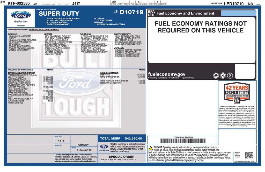 2020 Ford F-350 Super Duty Chassis Cab XL - Photo 9