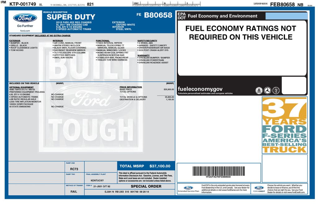 2015 Ford F-450 Super Duty Chassis Cab XL - Photo 9
