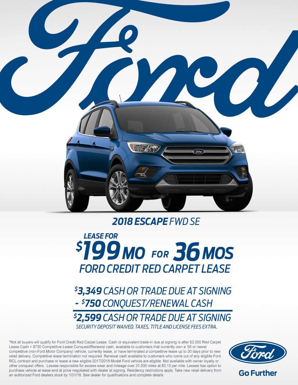 2018 Ford Escape Special at Sunbury Ford! Sunbury Motor Co