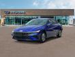 New 2025 Hyundai Elantra Hybrid Blue Sedan