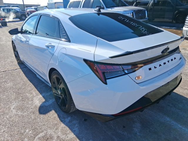 Certified 2021 Hyundai Elantra N Line with VIN KMHLR4AF0MU121019 for sale in Sunbury, PA