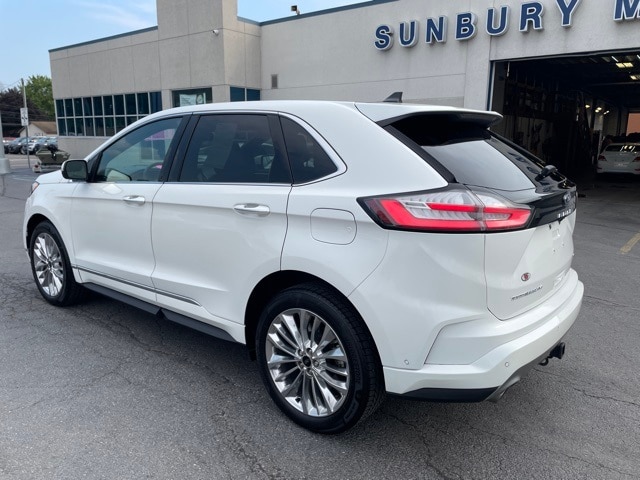 Used 2022 Ford Edge Titanium with VIN 2FMPK4K98NBA40646 for sale in Sunbury, PA