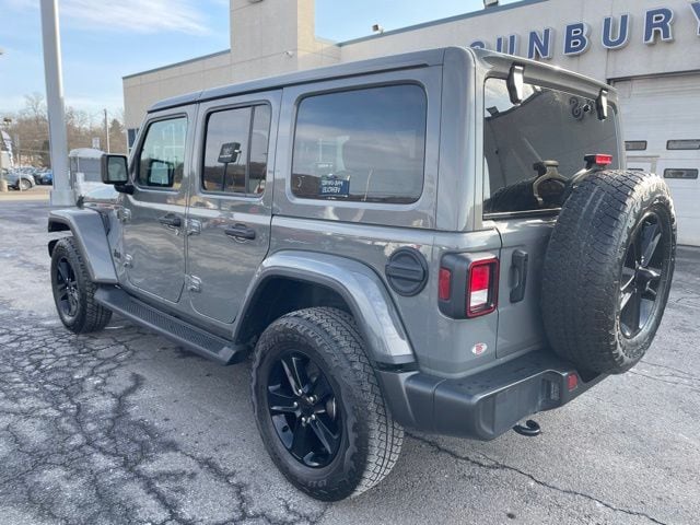 Used 2022 Jeep Wrangler Unlimited Sahara Altitude with VIN 1C4HJXEN0NW187757 for sale in Sunbury, PA