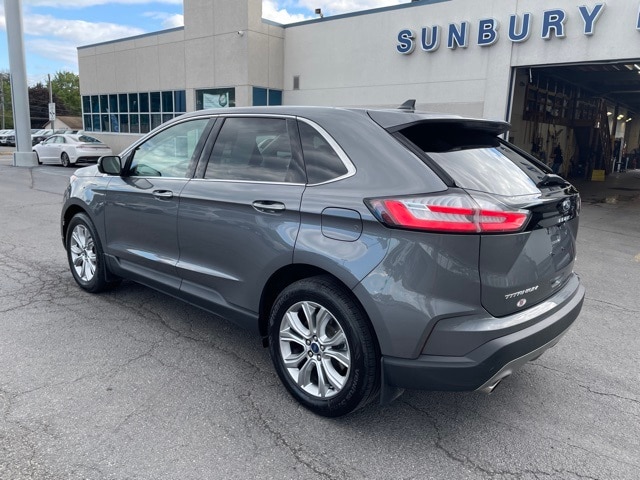 Used 2022 Ford Edge Titanium with VIN 2FMPK4K9XNBA81196 for sale in Sunbury, PA