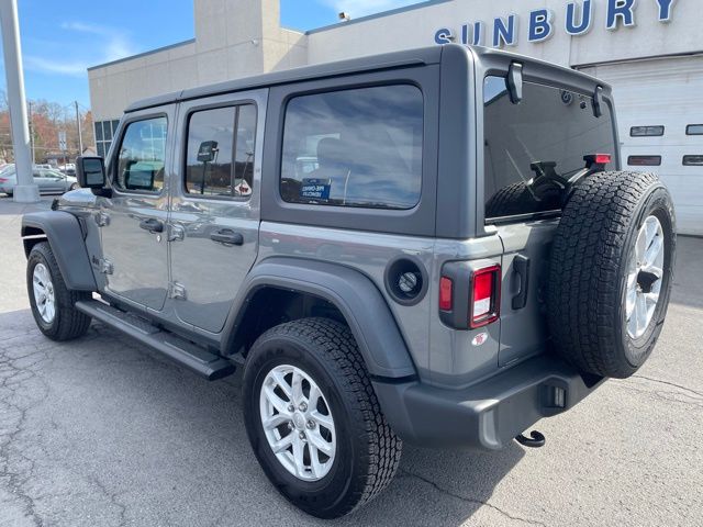 Used 2023 Jeep Wrangler 4-Door Sport S with VIN 1C4HJXDG0PW664922 for sale in Sunbury, PA
