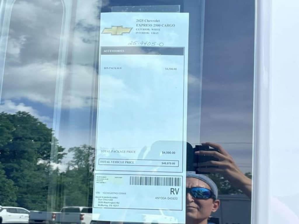 New 2025 Chevrolet Express Cargo WT Van