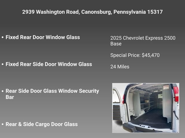 2025 Chevrolet Express Cargo Work Van - Photo 18