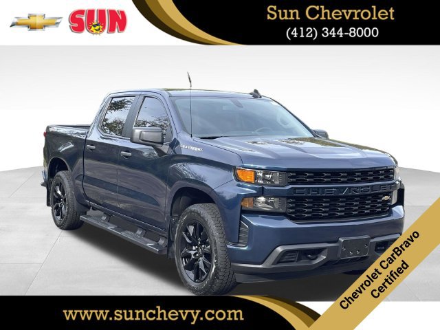 Used 2021 Chevrolet Silverado 1500 Custom Truck Crew Cab