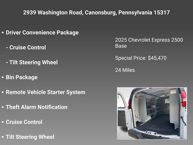 2025 Chevrolet Express Cargo Work Van - Photo 9