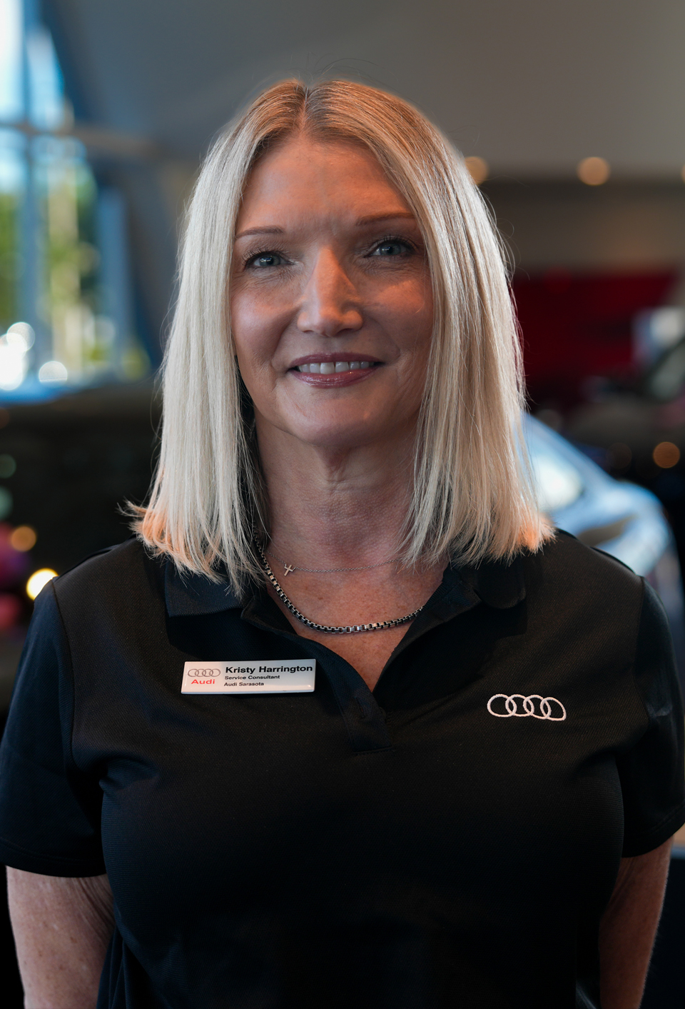 Staff member Kristy Harrington from ea7dcb46f68c