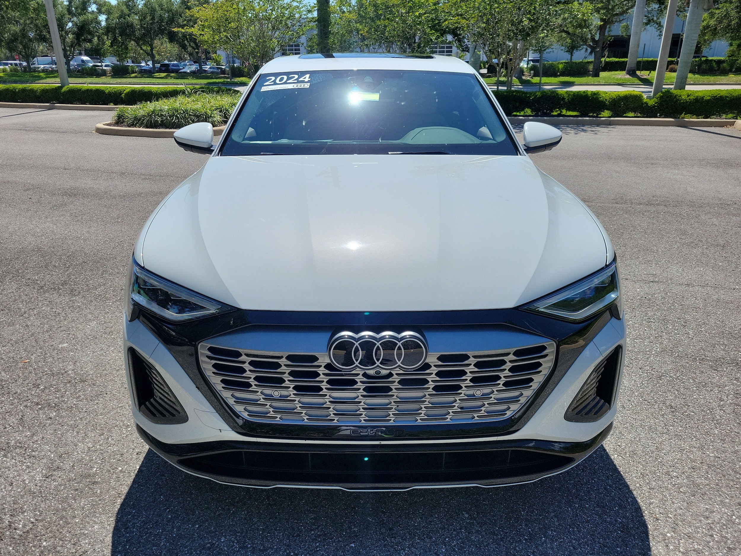 Certified 2024 Audi Q8 Sportback e-tron Premium Plus with VIN WA1CAAGE0RB016857 for sale in Sarasota, FL