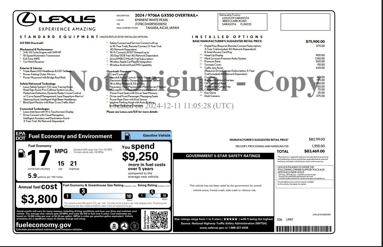 2024 Lexus GX Overtrail - Photo 9
