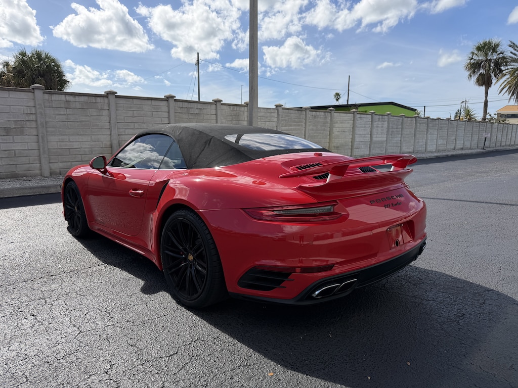 Certified 2017 Porsche 911 Turbo Cabriolet