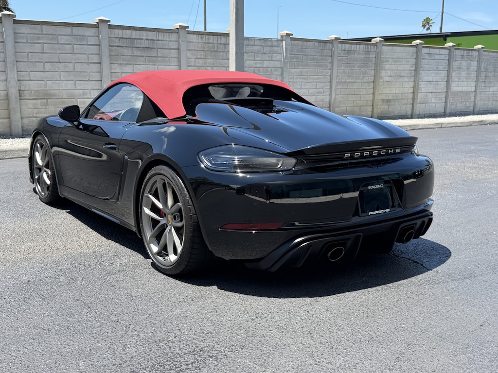 Certified 2022 Porsche 718 Spyder Cabriolet