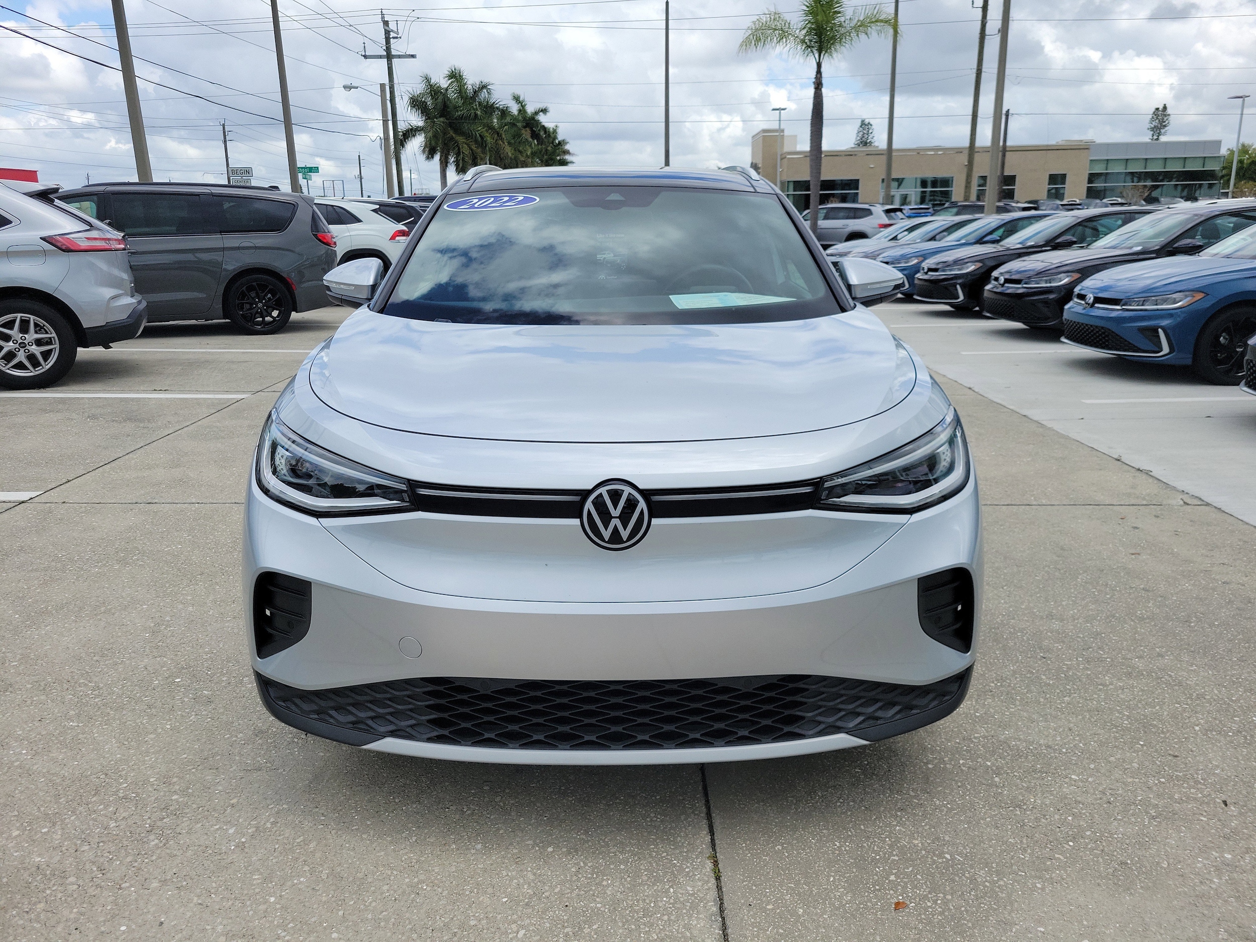 Used 2022 Volkswagen ID.4 PRO S with VIN WVGKMPE22NP041529 for sale in Sarasota, FL