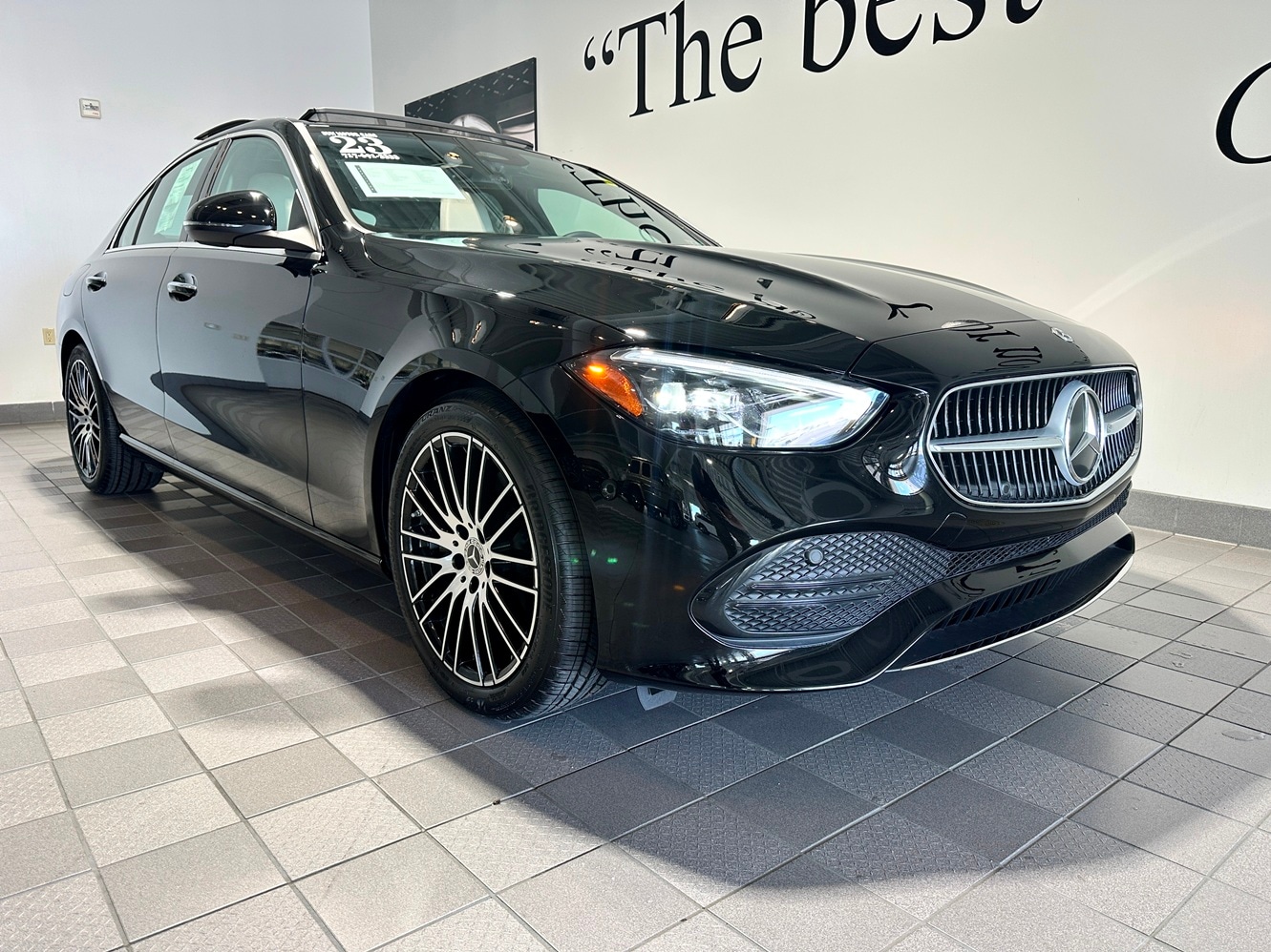 Black 2023 Mercedes-Benz C-Class Sedan All-Wheel Drive 9-Speed Automatic