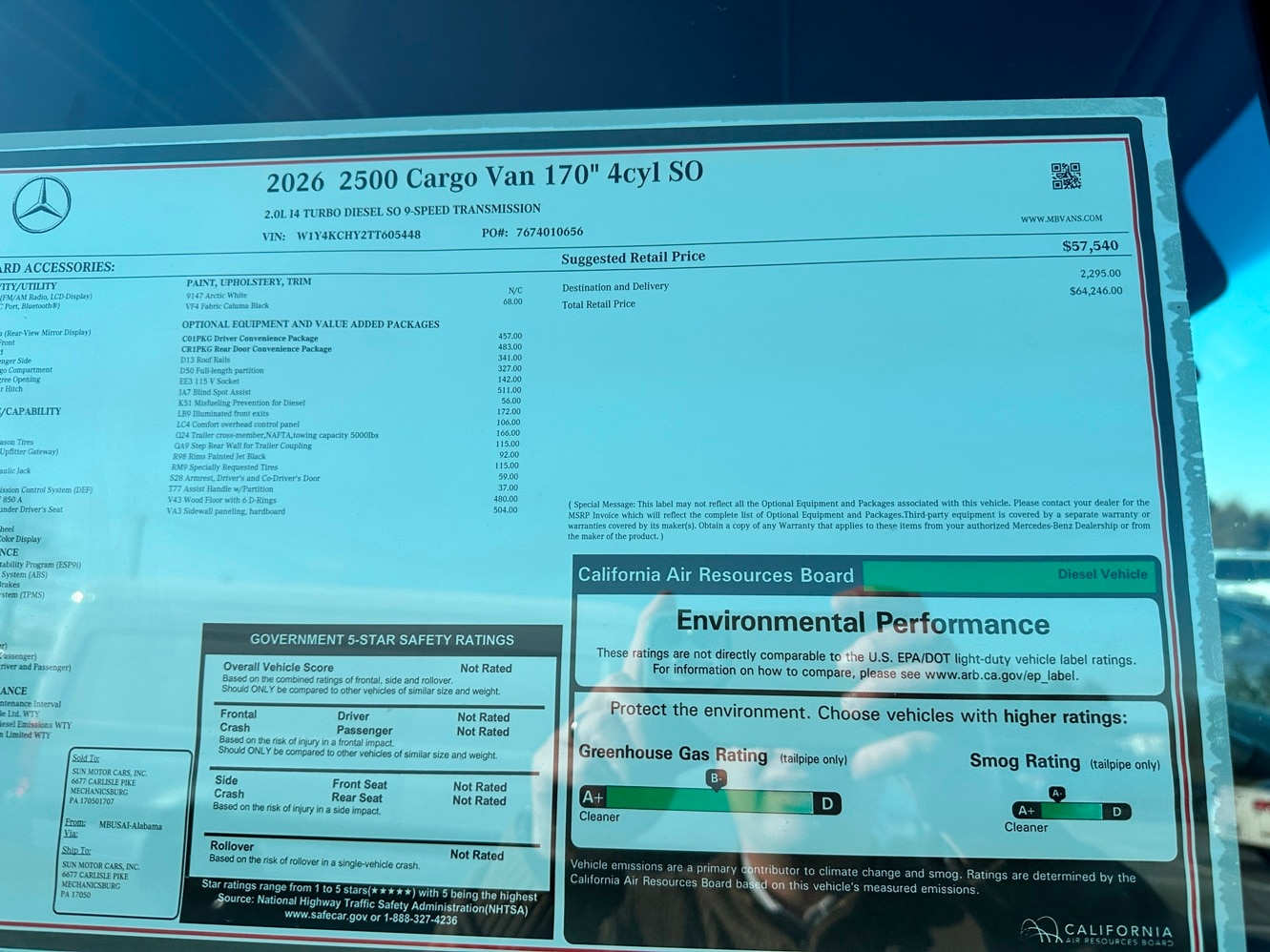 2026 Mercedes-Benz Sprinter Cargo Van Base - Photo 24