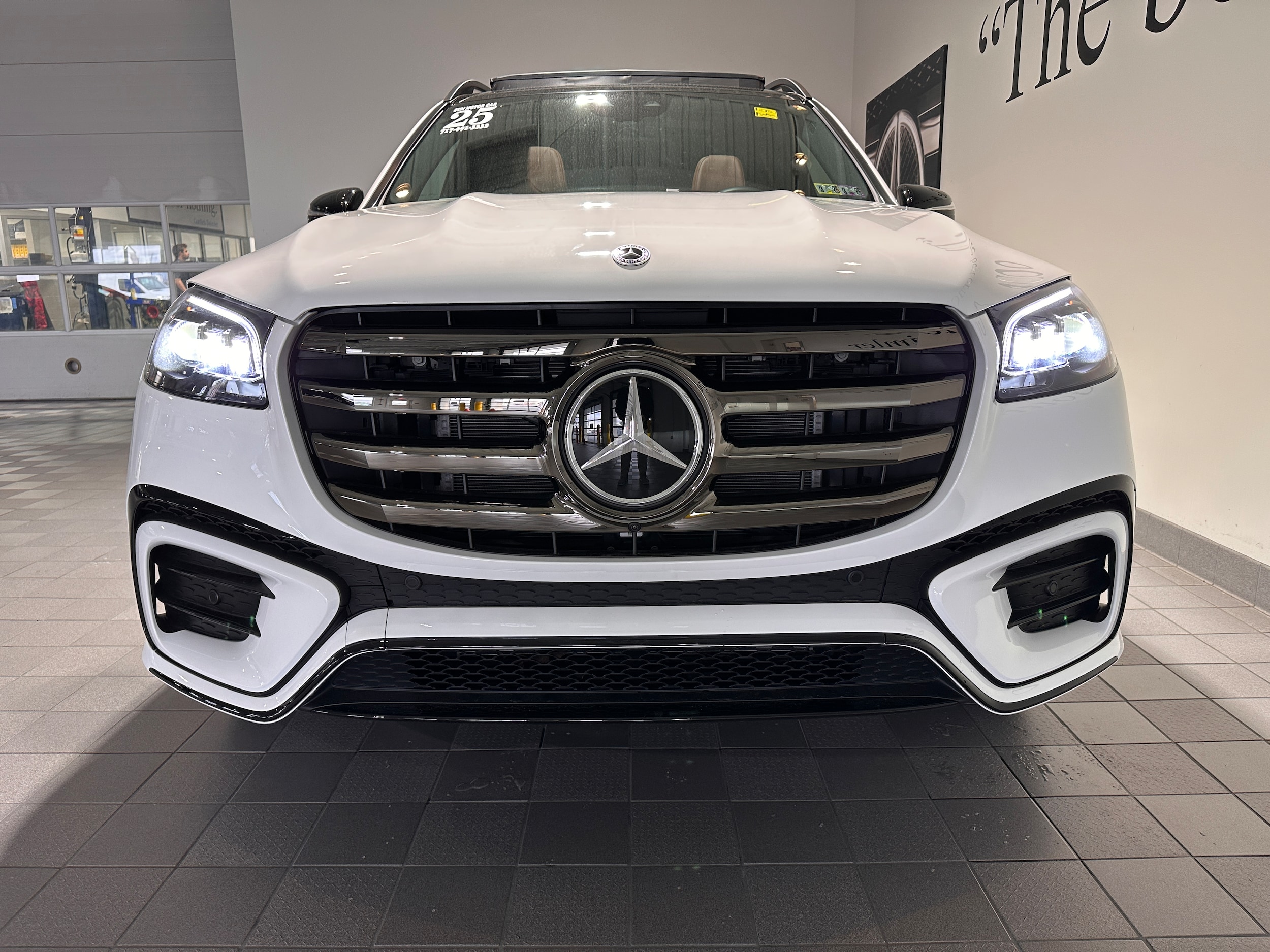 Certified 2025 Mercedes-Benz GLS Base with VIN 4JGFF5KE5SB296120 for sale in Mechanicsburg, PA