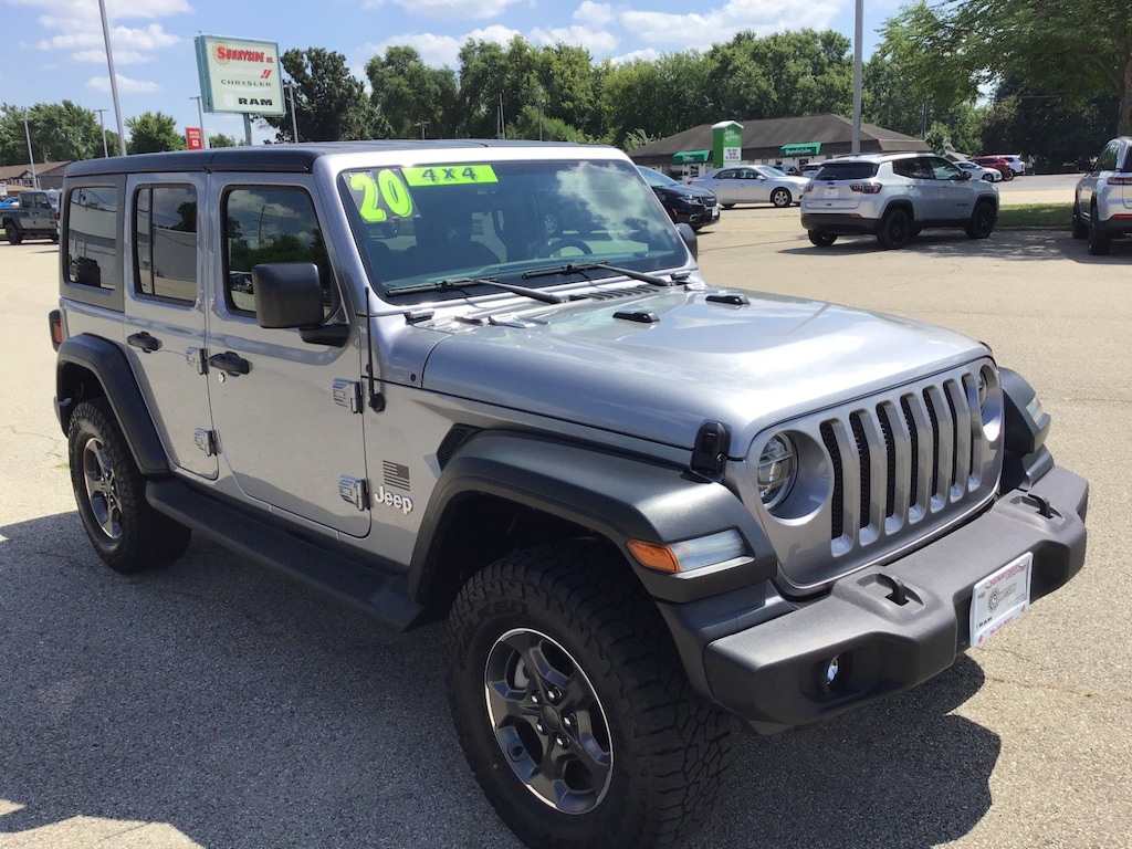 Used 2020 Jeep Wrangler Unlimited Sport S 4x4 Sport Utility