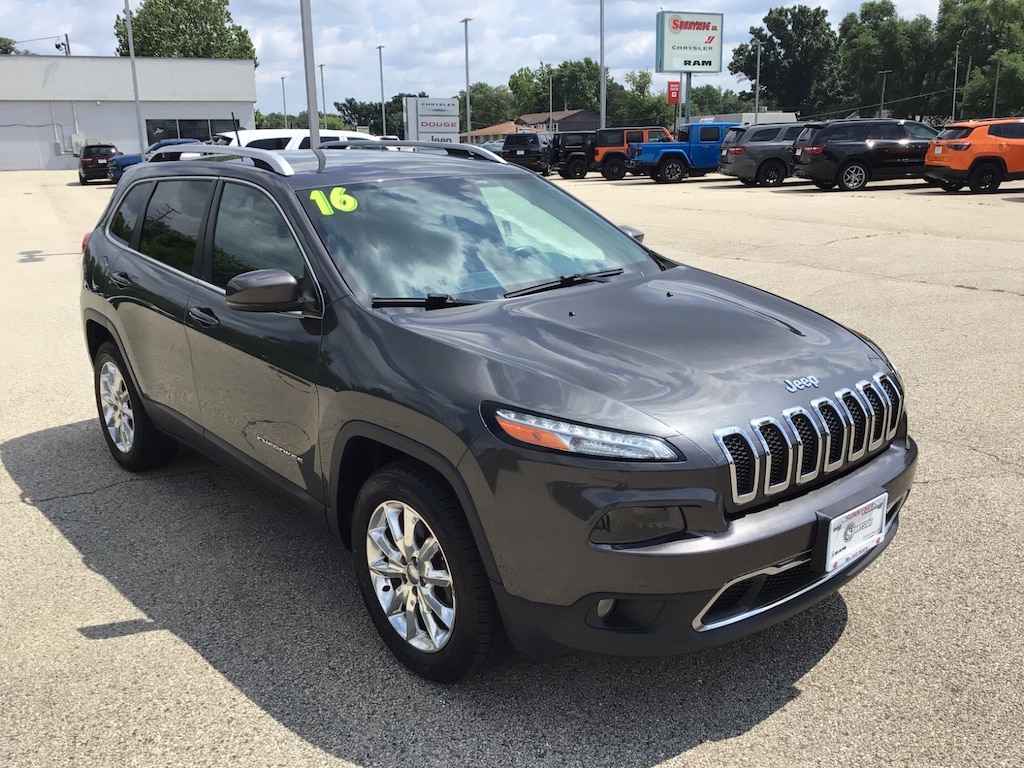 Used 2016 Jeep Cherokee Limited 4x4 Sport Utility